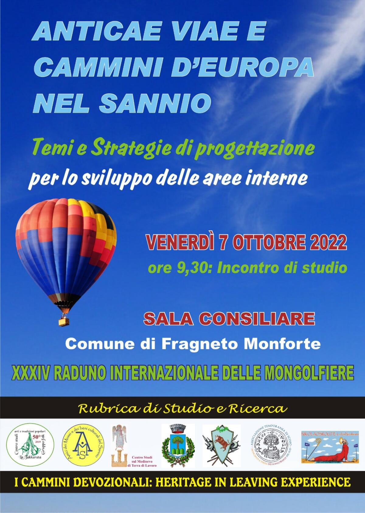 Anticae Viae  e Cammini d’Europa nel Sannio - 
