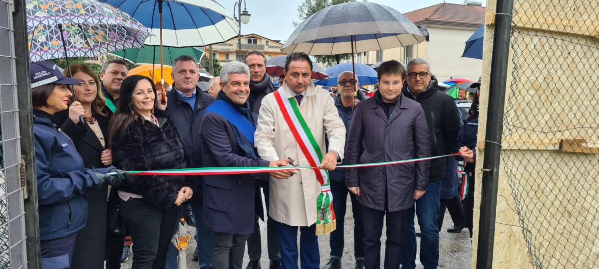 Nuovo Telesi@, stamattina la posa della prima pietra e il taglio del nastro - 