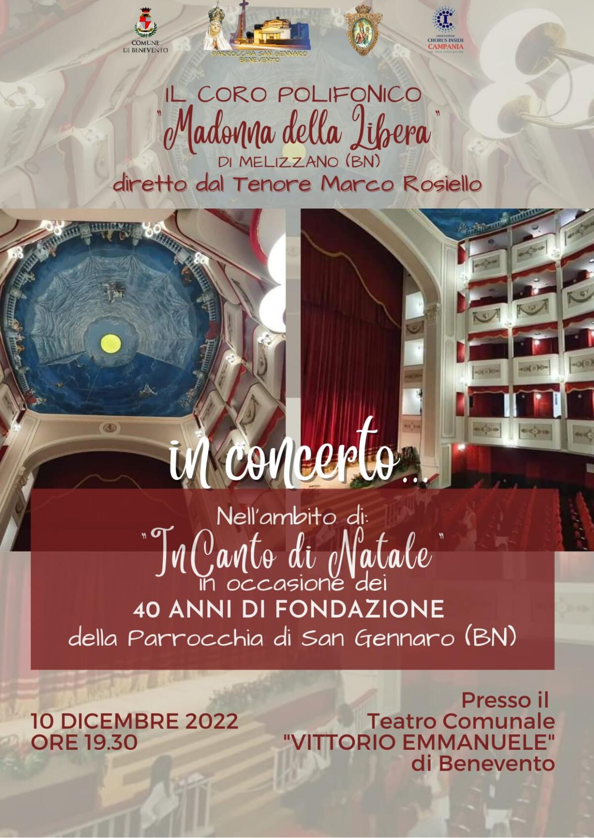 Coro polifonico "Madonna della Libera" di Melizzano inaugura il tour natalizio. - 