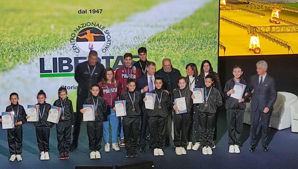 Premiate 9 ginnaste caudine a Roma - 