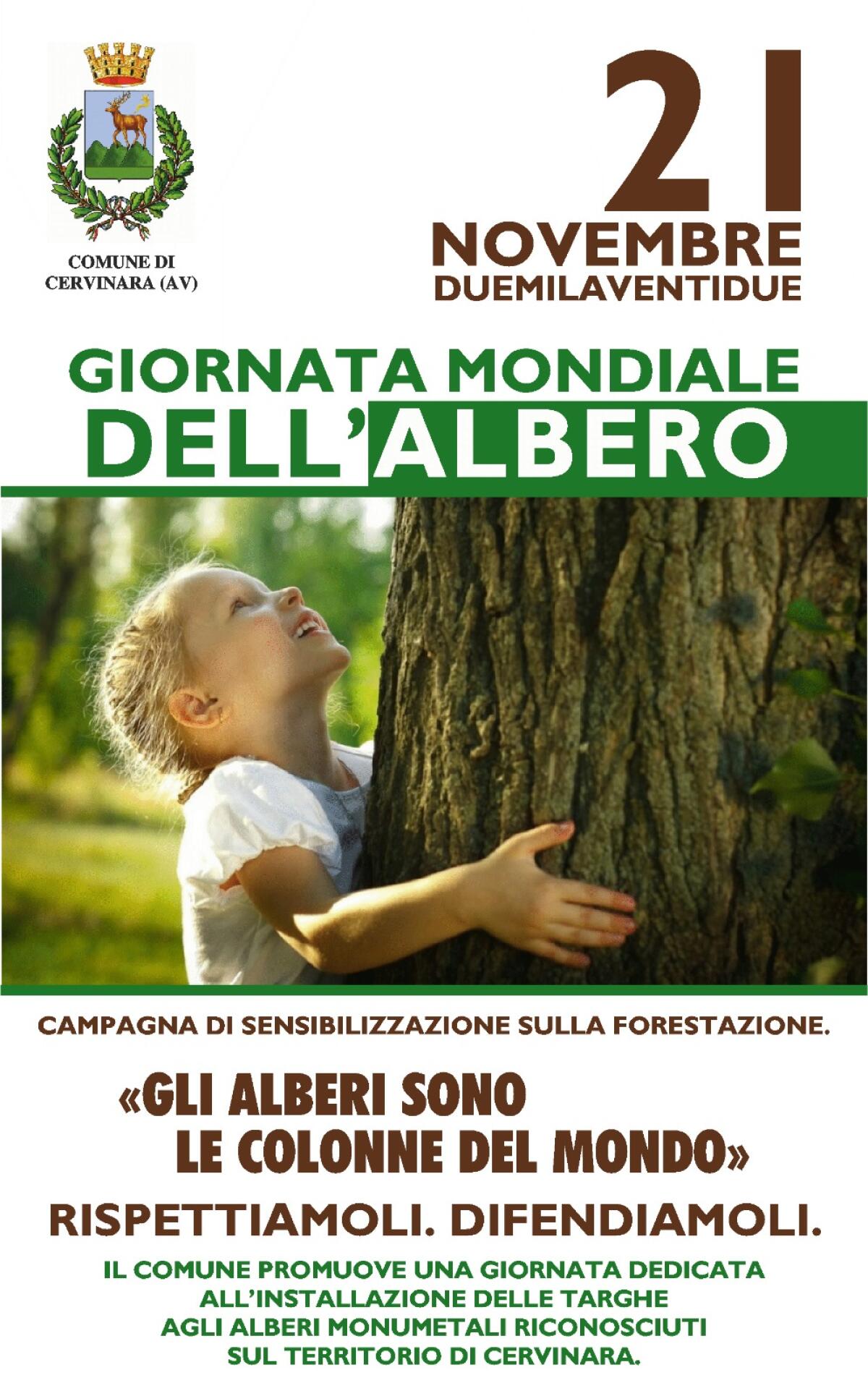 Cervinara. Giornata mondiale dell'albero - 