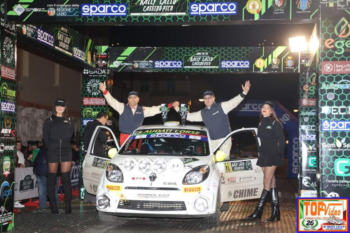 Gli irpini Laudati e Ascione si aggiudicano Rally Lazio e Coppa Italia Aci Sport - 