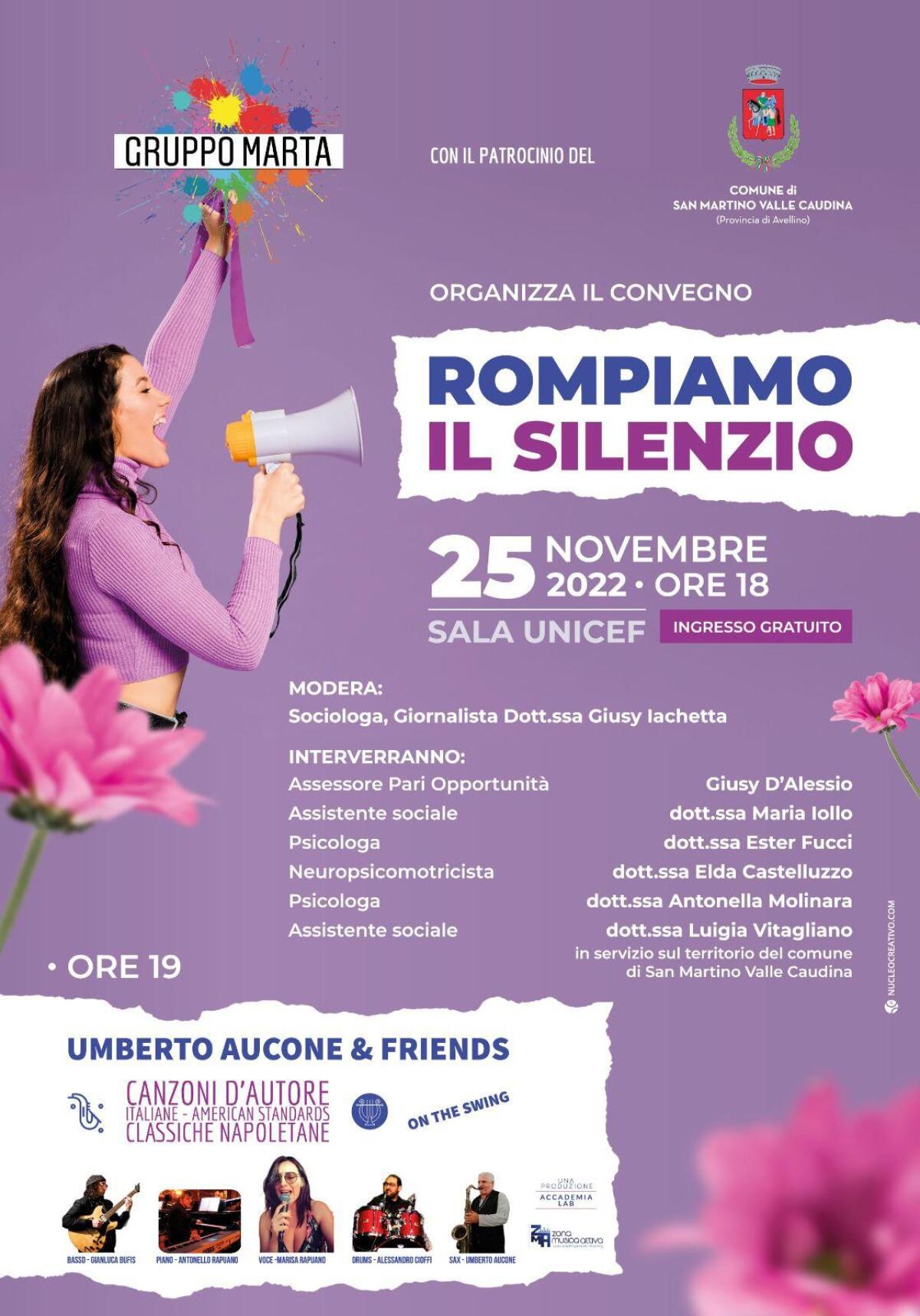 San Martino VC.. Incontro di sensibilizzazione sul tema della violenza di genere - 