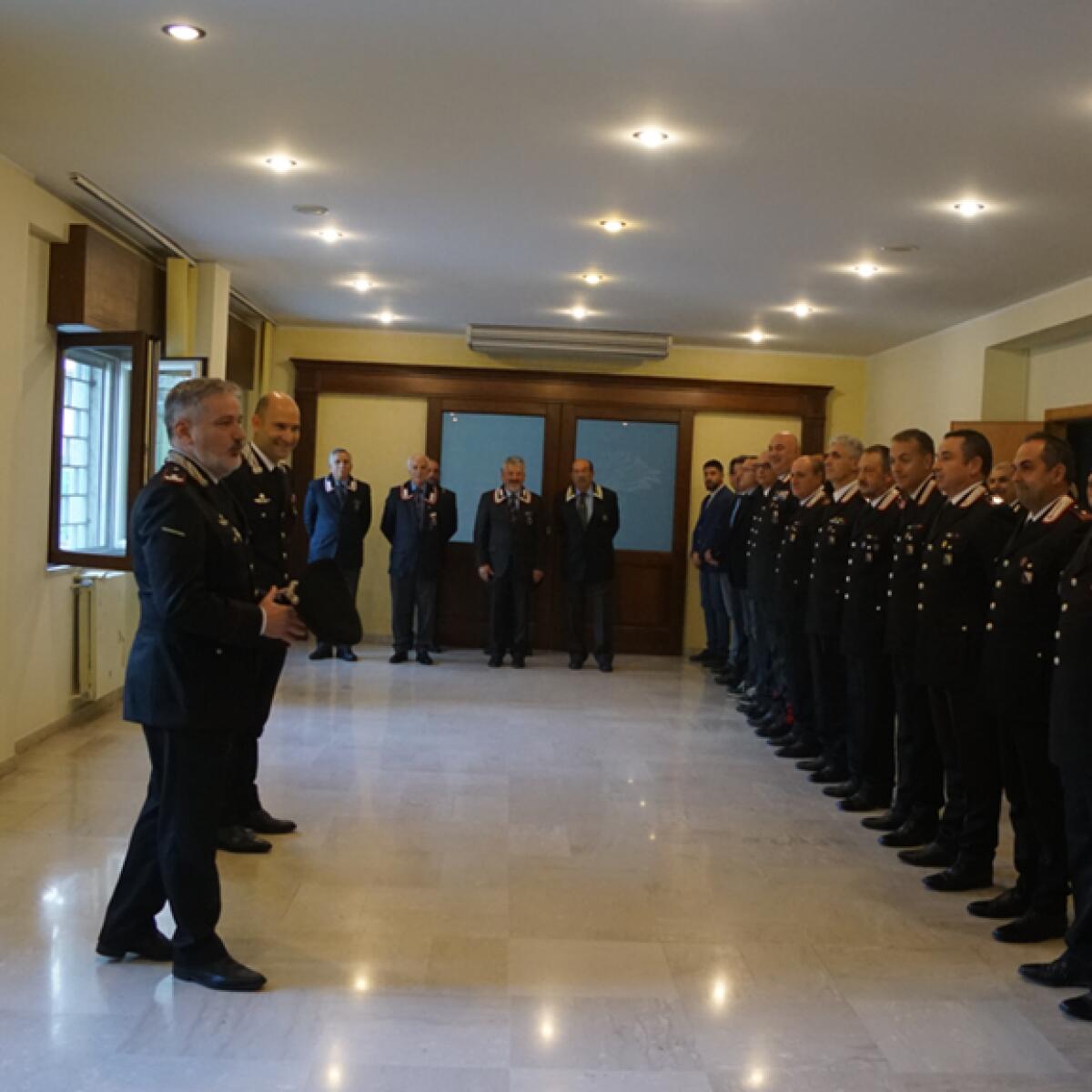 Generale di Brigata Antonio Jannece ha fatto visita alla Caserma dei Carabinieri di Benevento - 