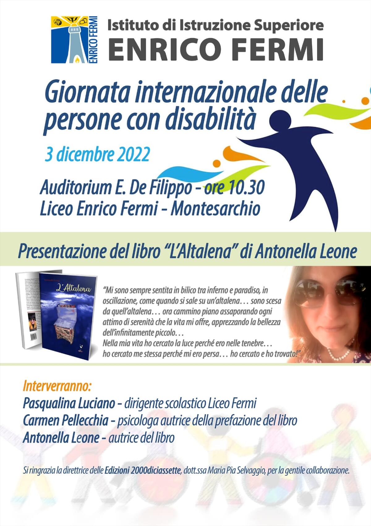 Giornata Internazionale delle persone con disabilità, iniziativa del Fermi di Montesarchio - 