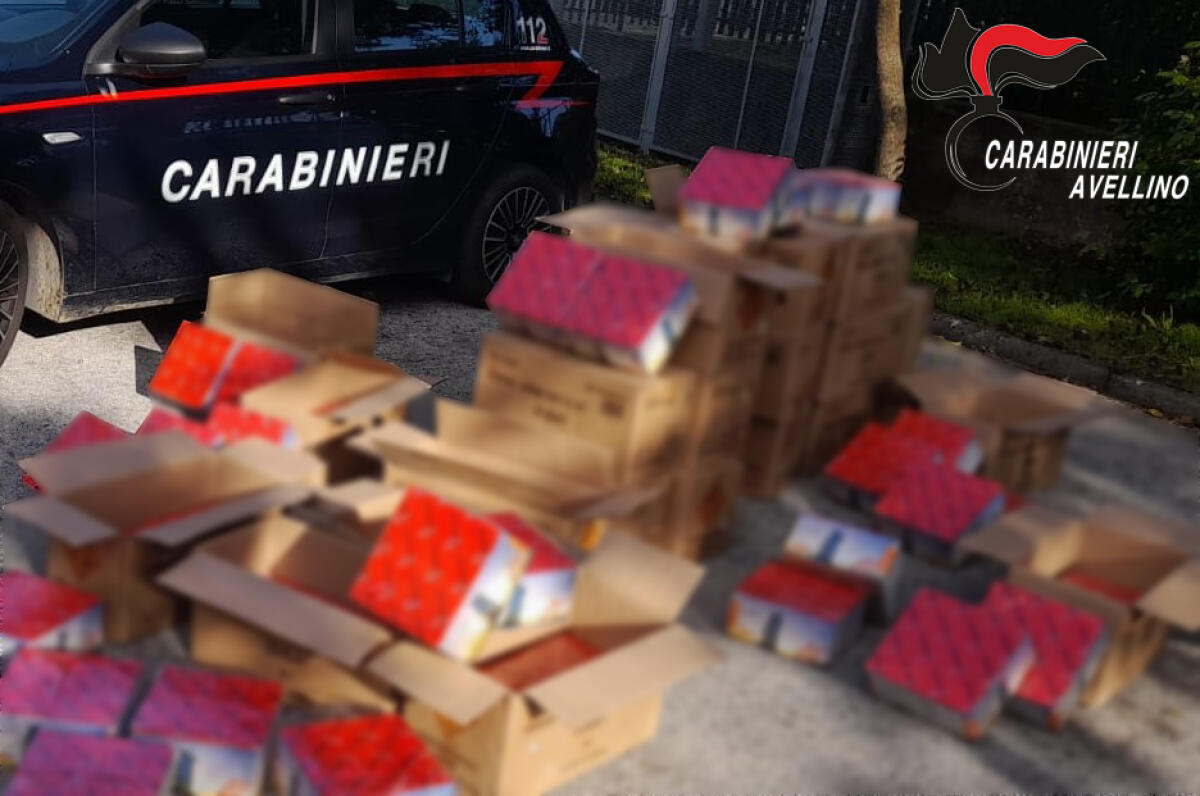 Roccabascerana. Sequestrati 600 chili di fuochi artificiali - 