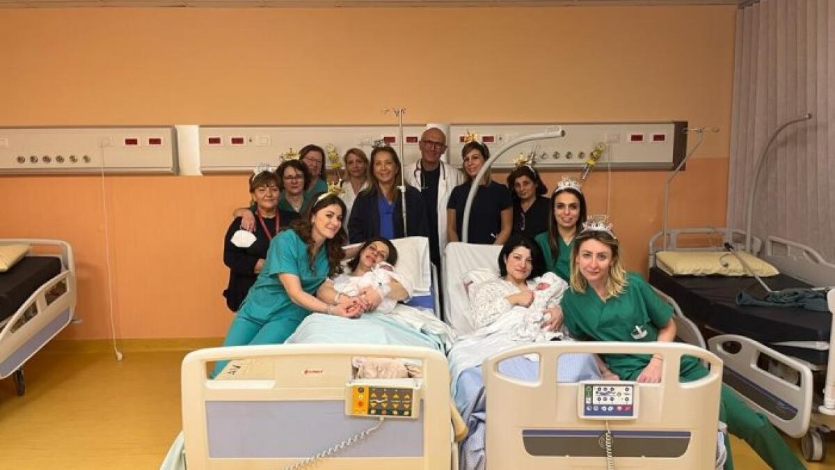 Gaia e Francesca le prime nate nel 2023 in Campania - 