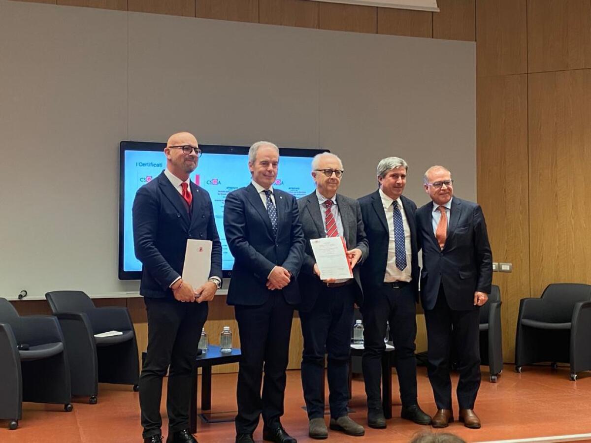Azienda Moscati prima in Italia a ottenere le certificazioni di eccellenza - 