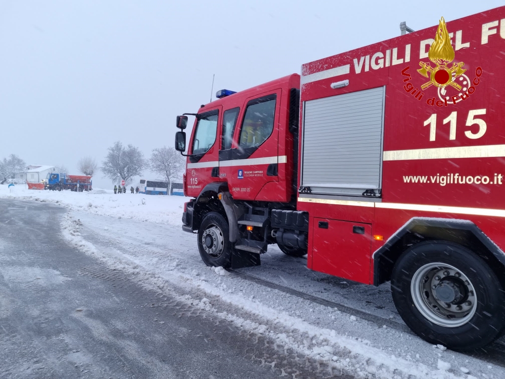 Maltempo. Decine di interventi dei Vigili del fuoco di Avellino