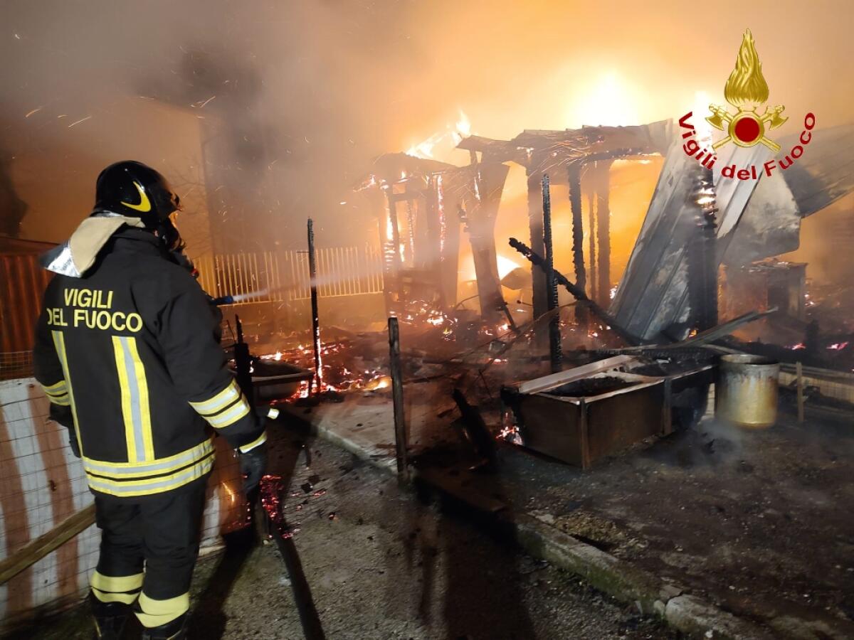 Incendio abitazione, in salvo un 94enne - 
