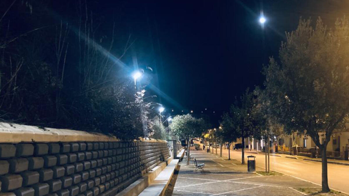 Ponte, acceso il nuovo sistema di illuminazione. - 