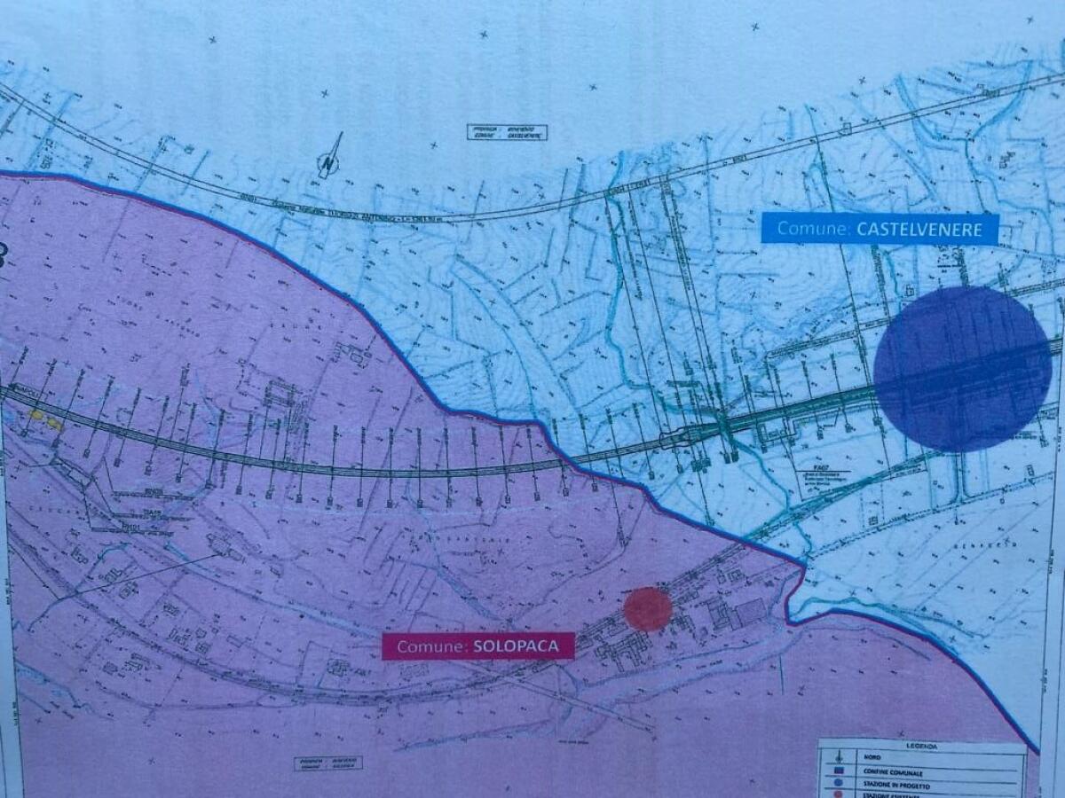 Stazione Alta Capacità Napoli Bari realizzata nl comune di Castelvenere si chiamerà Solopaca - 