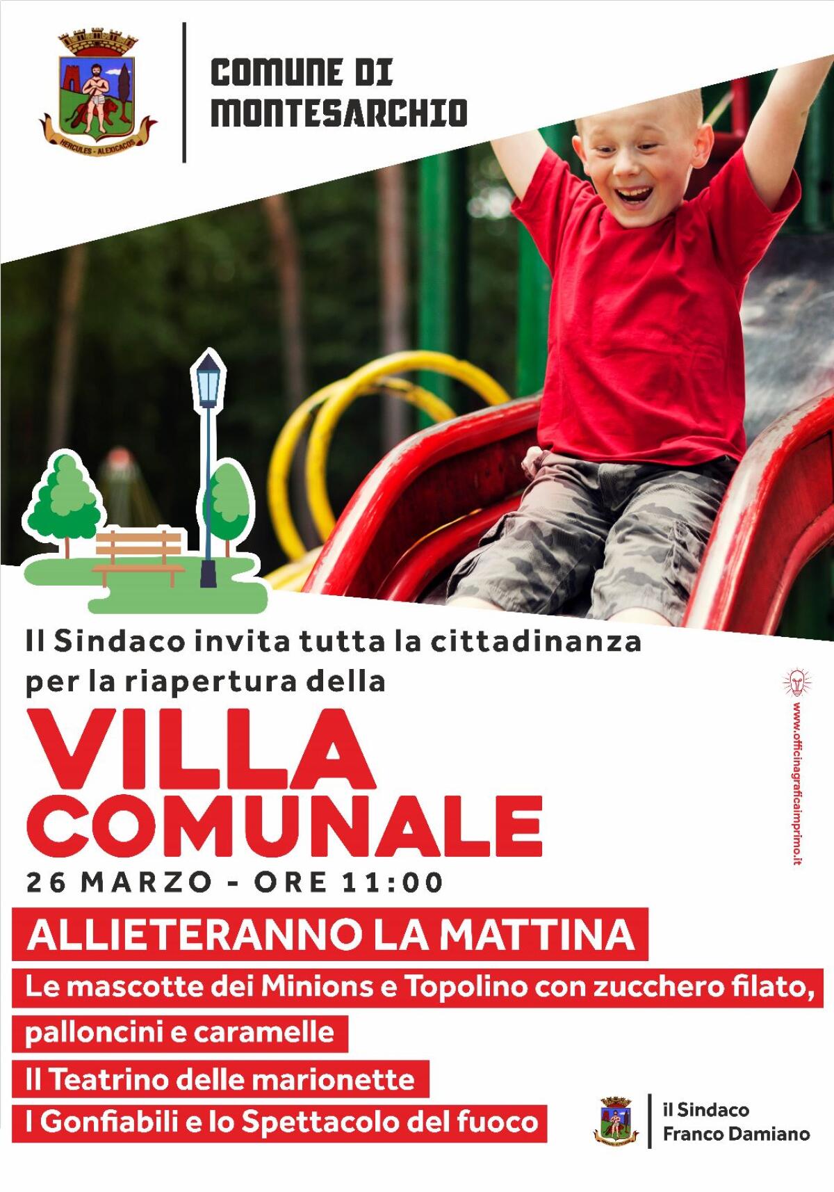 Riapre la Villa Comunale di Montesarchio. - 