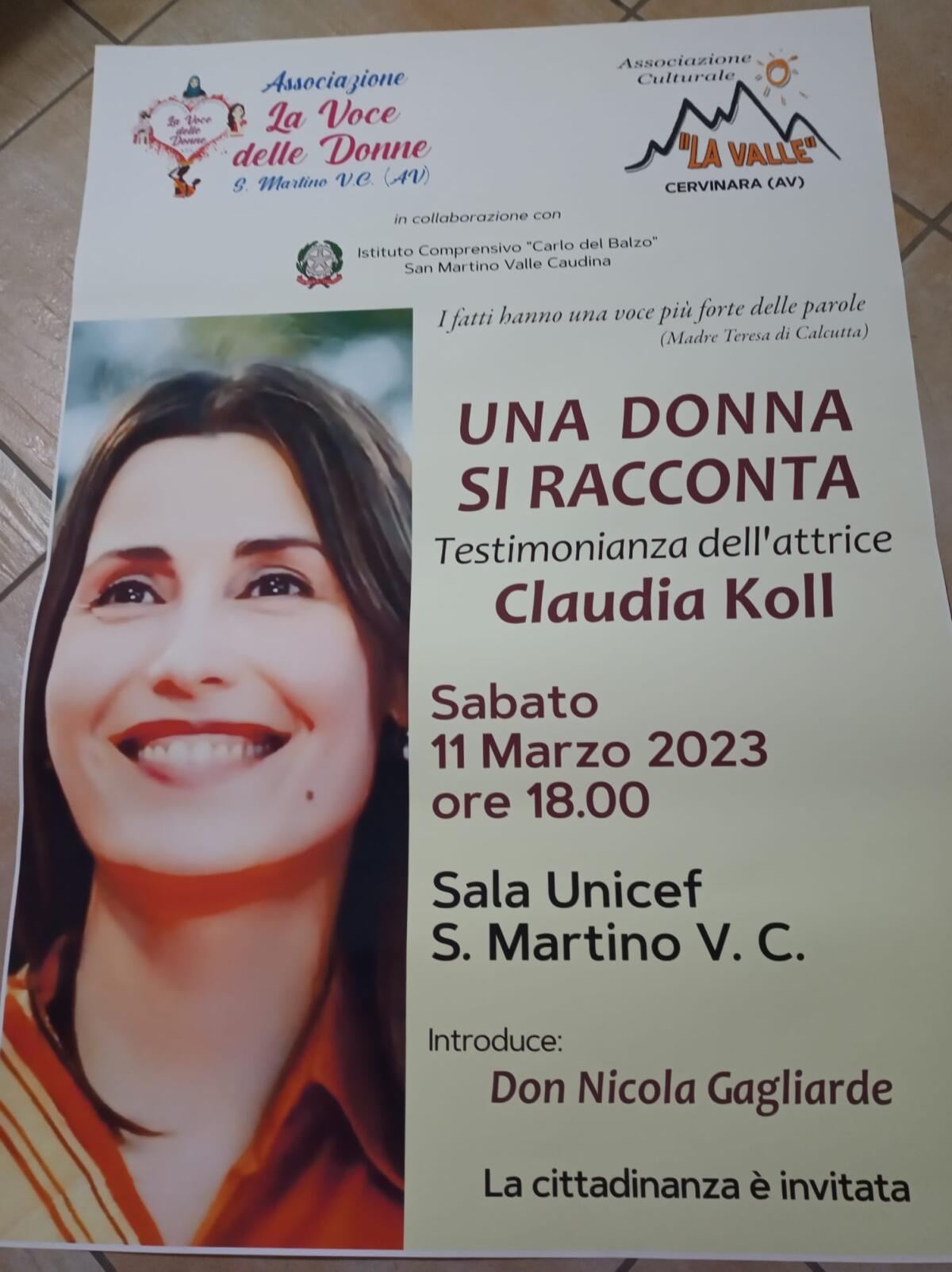 "Una Donna si racconta". Testimonianza Claudia Koll. - 