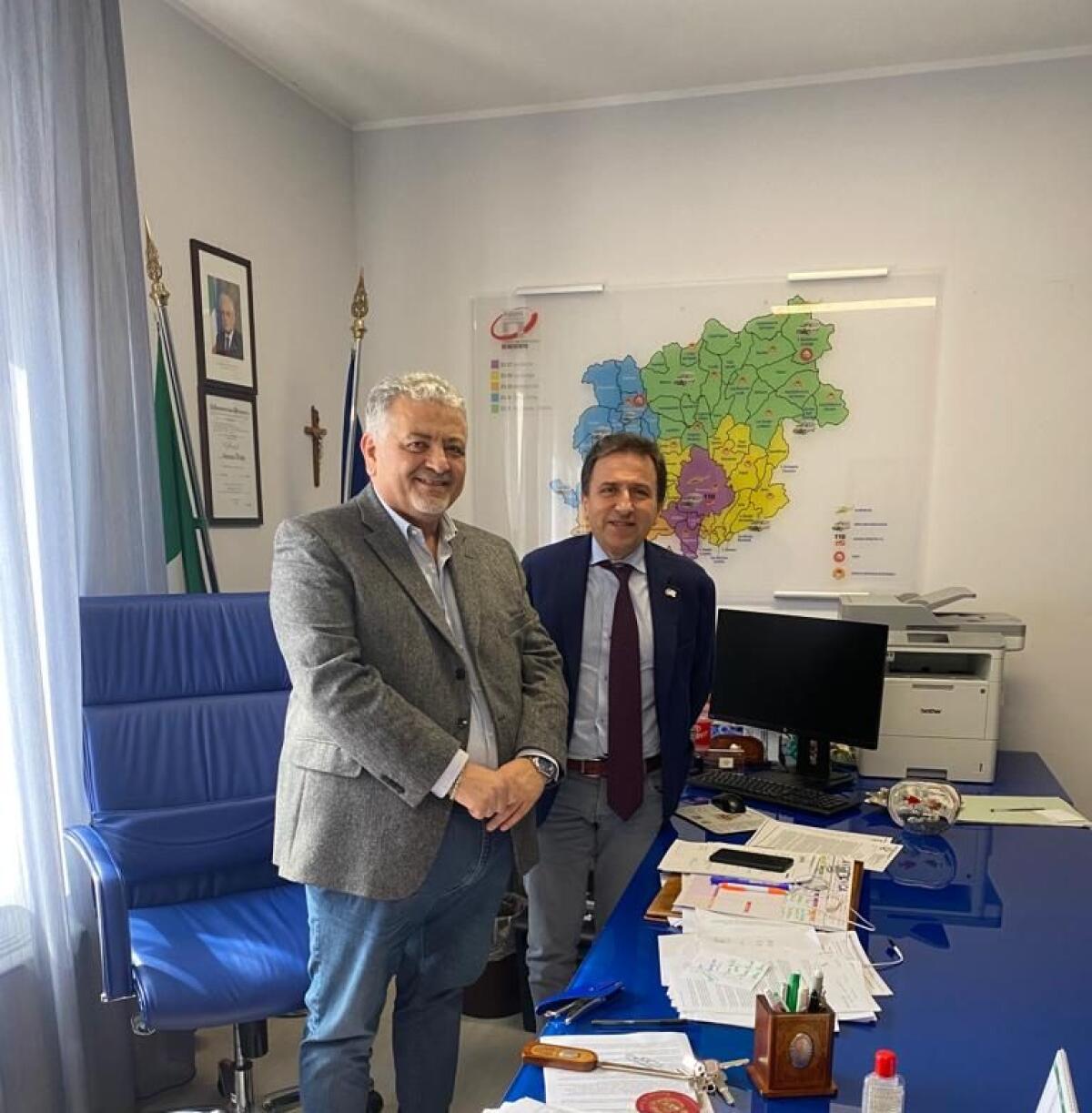 Il sen.Matera incontra Dg  Asl Bn e San Pio - 