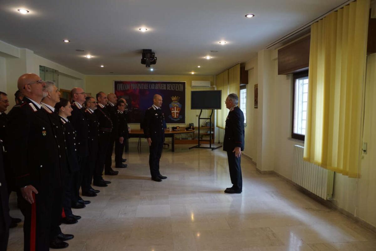 Generale Rispoli in visita al Comando Prov..le dei Carabinieri di Benevento - 