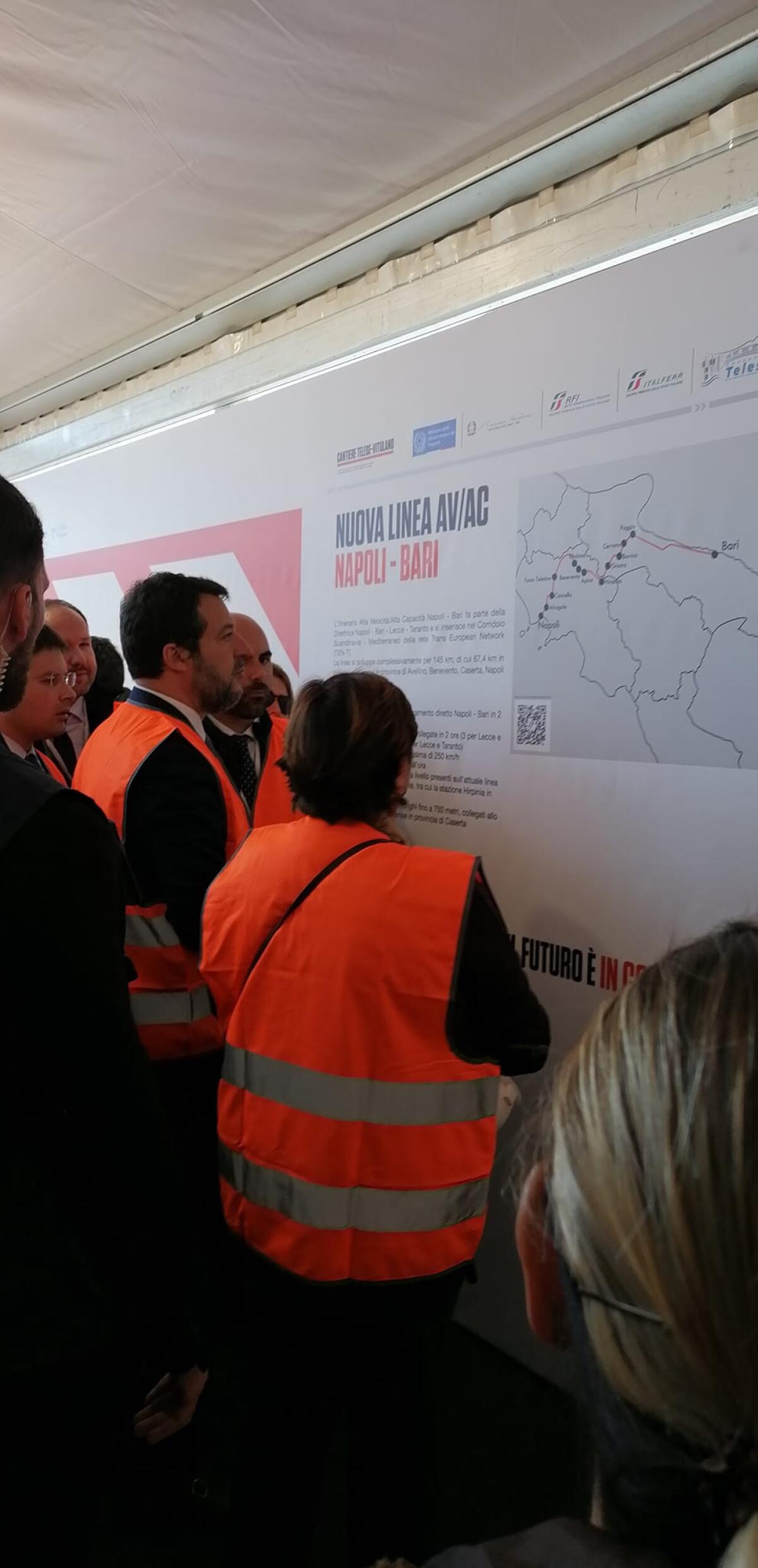 Avvio lavori di scavo galleria Telese-Vitulano Av/Ac Napoli-Bari - 