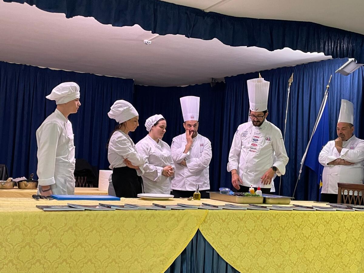 La Nazionale Italiana Cuochi all'Ipsar Le Streghe di Benevento - 