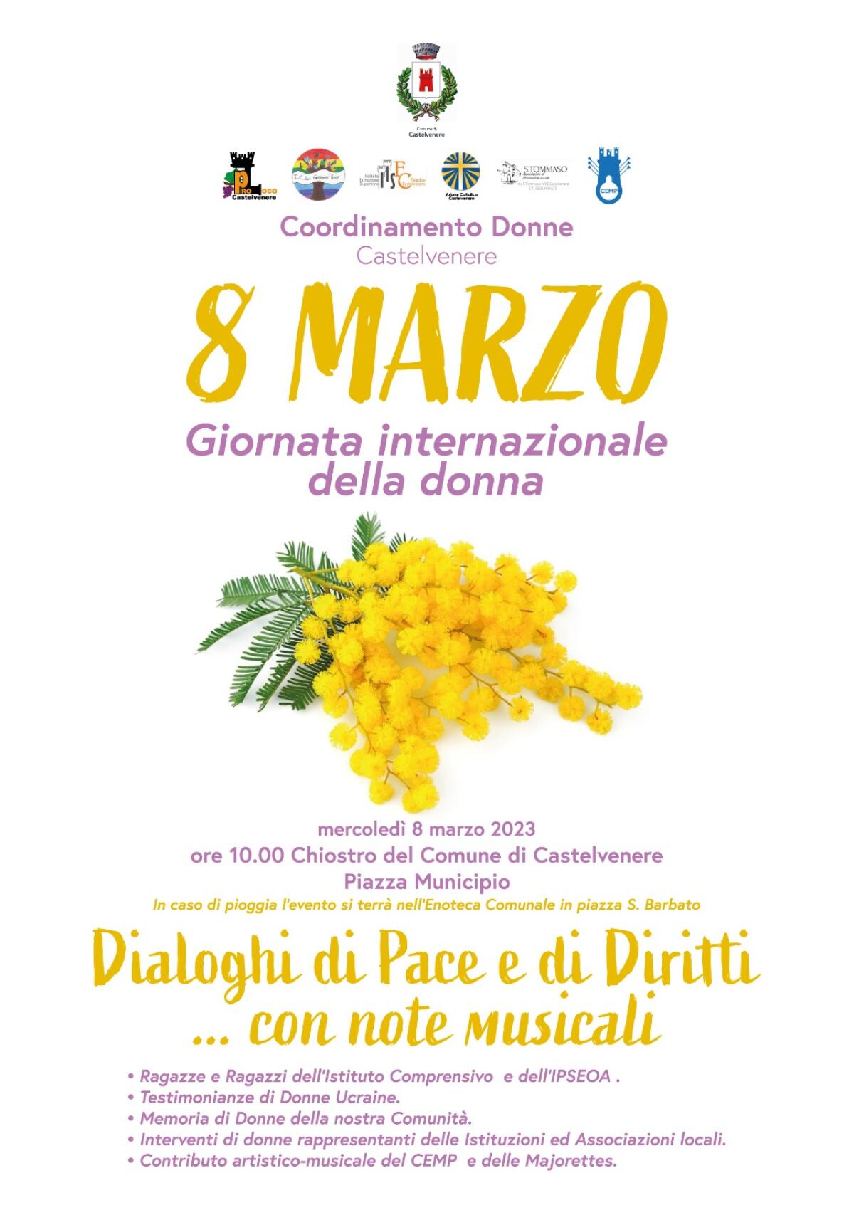 Festa della Donna: domani a Castelvenere anche le testimonianze delle donne ucraine - 