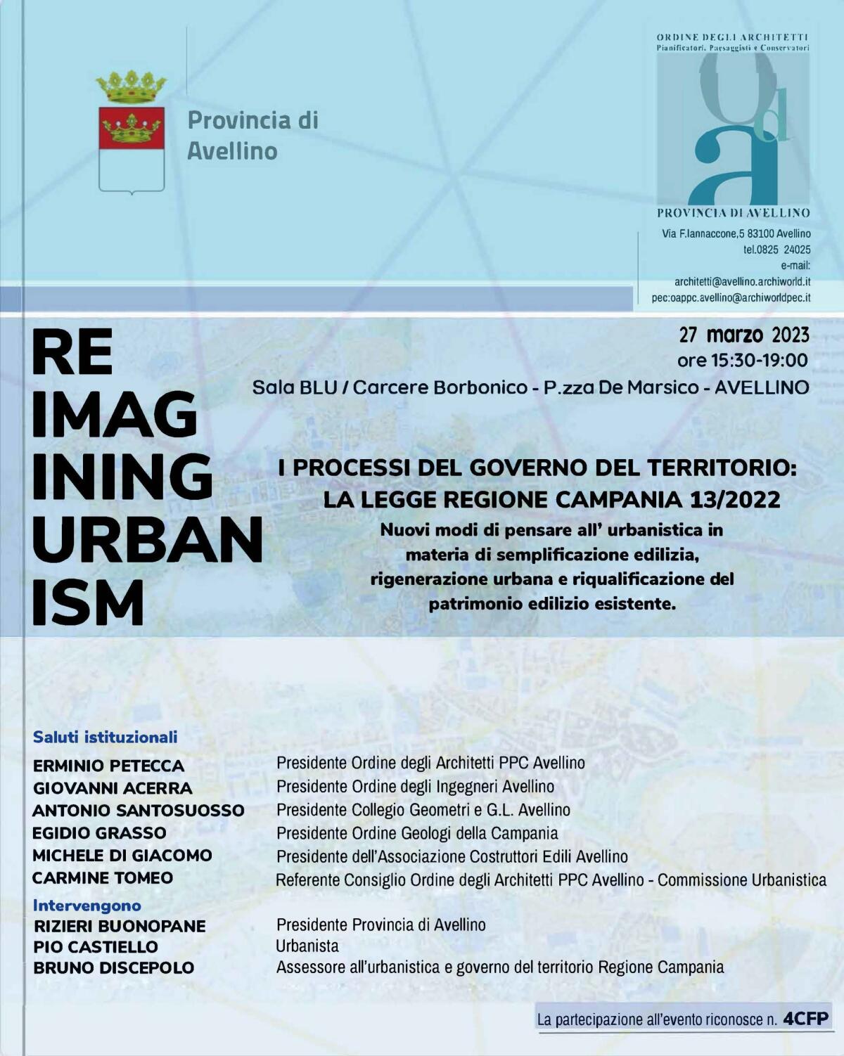 <strong>Reinventare l’urbanistica</strong> - 