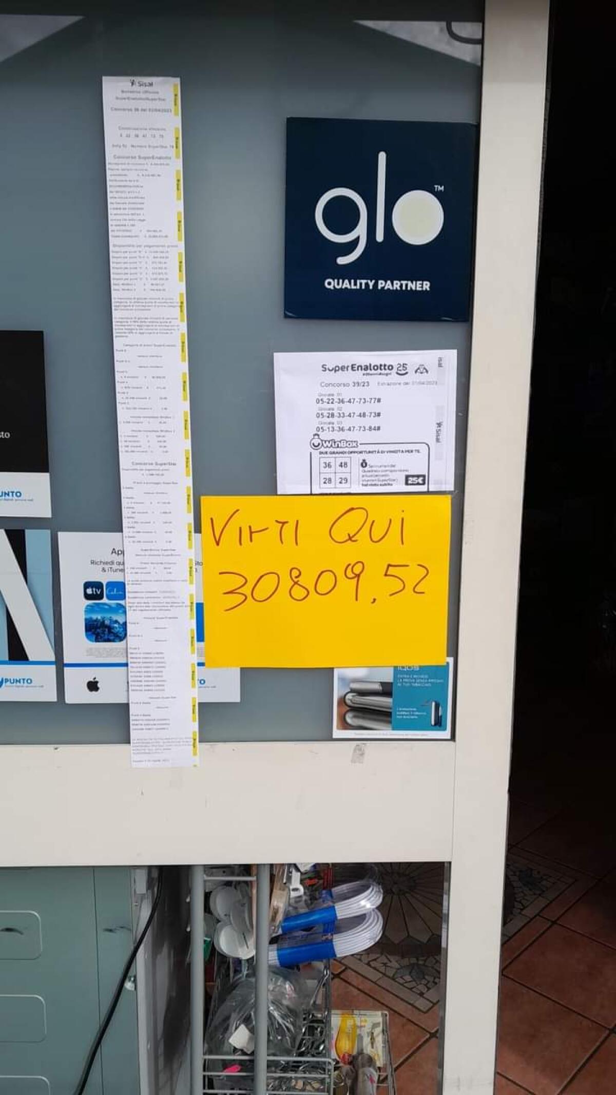 Cervinara. Vinti oltre 30 mila euro al Superenalotto - 