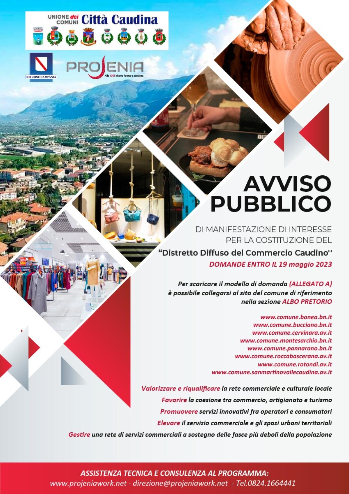 Distretto diffuso del Commercio Caudino. - 