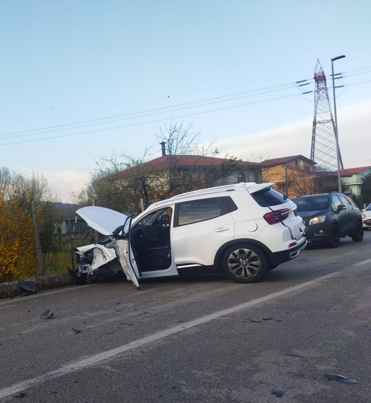 Cervinara: Incidente stradale sulla variante, 4 feriti