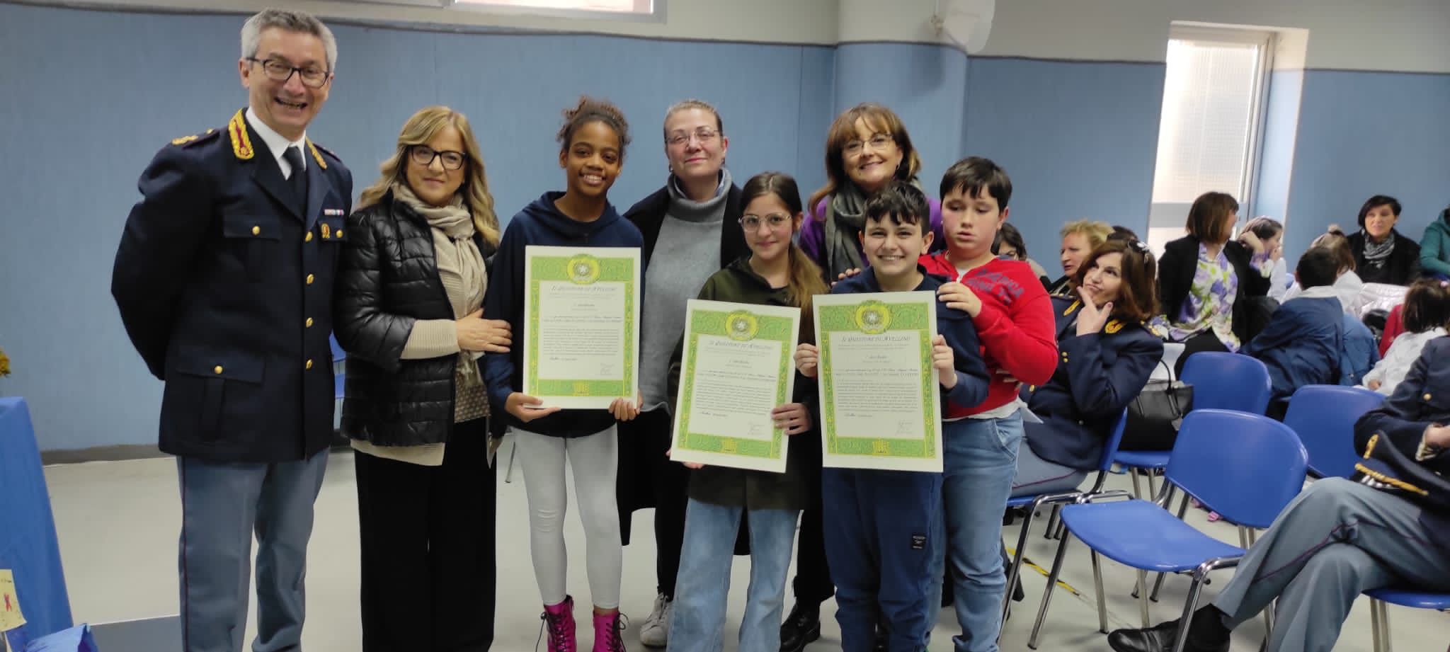 Premiazione della fase provinciale del Progetto-Concorso PretenDiamo Legalità,