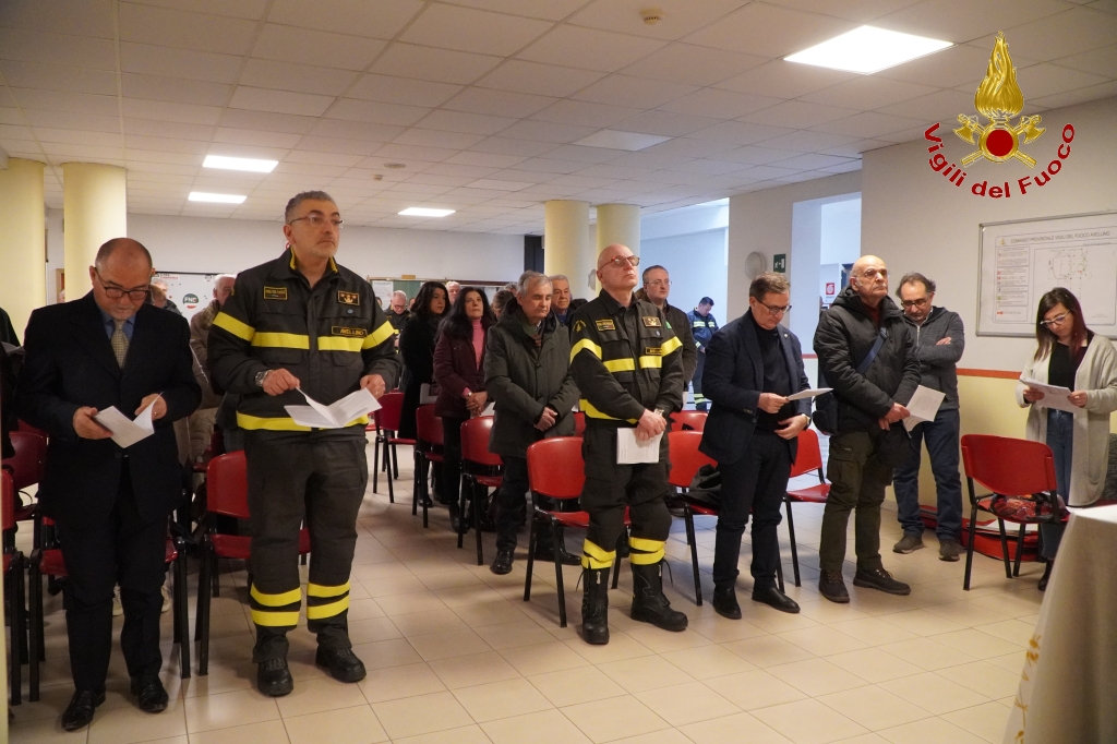 Precetto Pasquale dei Vigili del fuoco di Avellino.