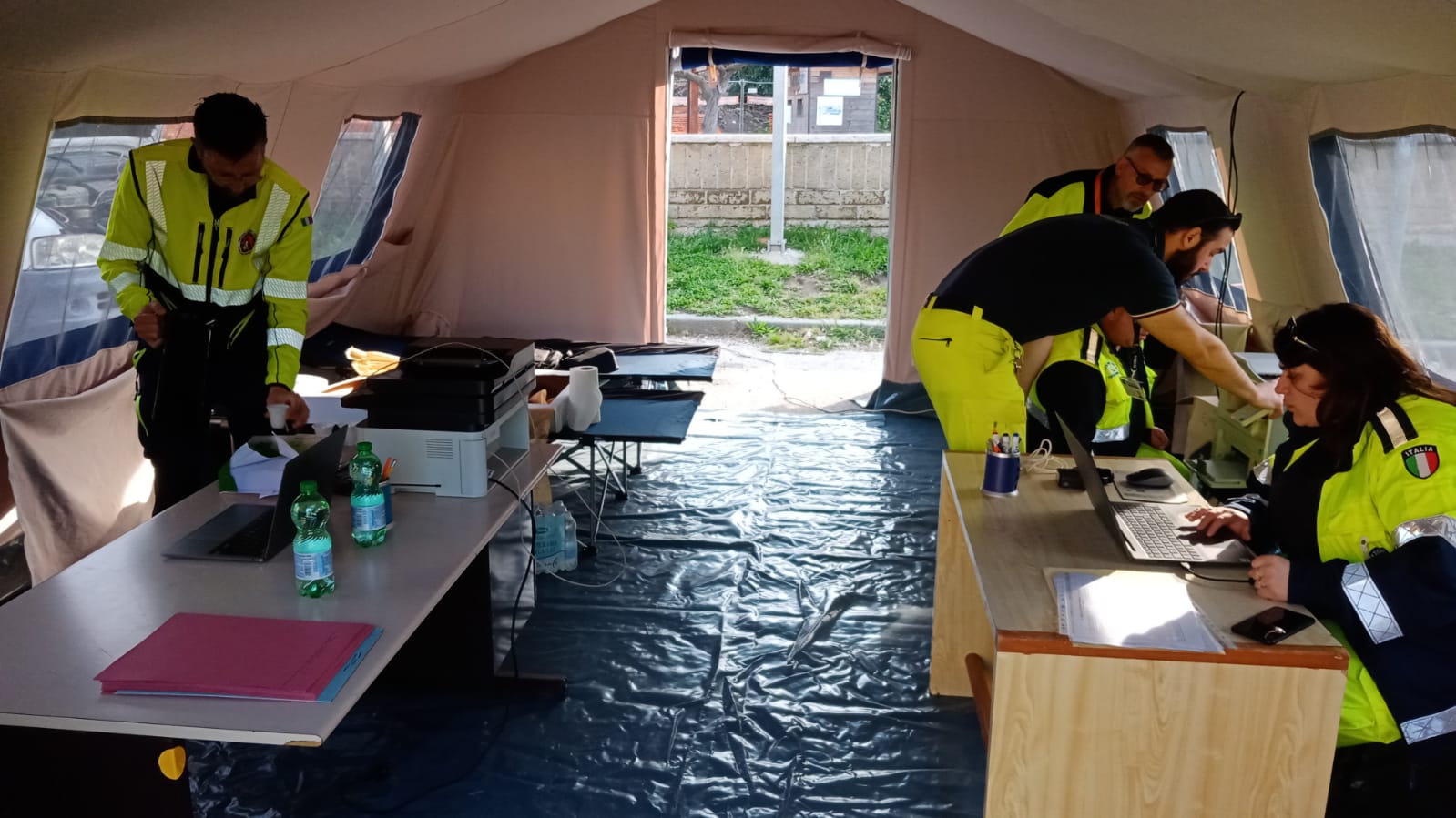 Montesarchio. Esercitazione di Protezione Civile