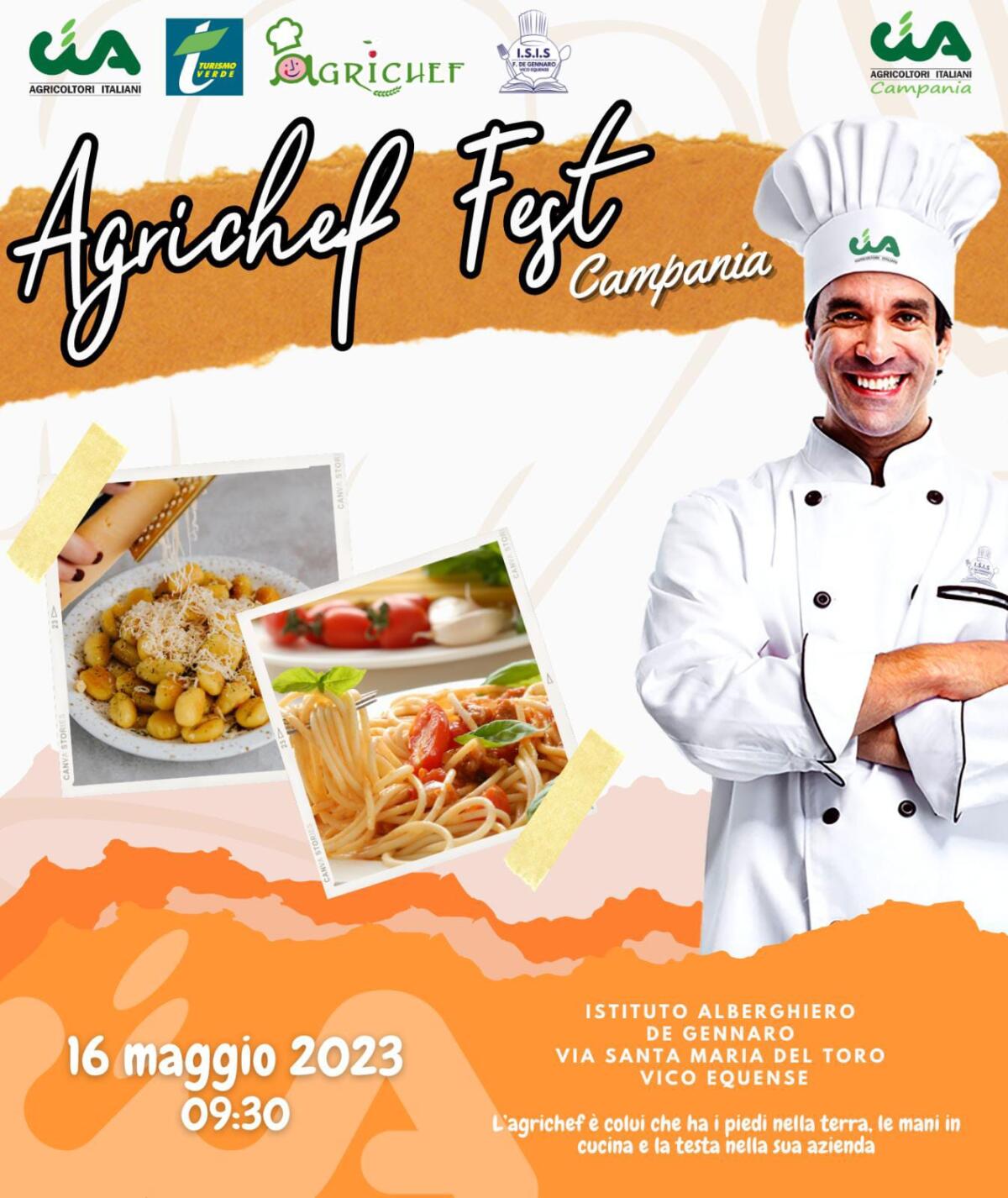  La gara per il titolo di Agrichef in Campania il 16 maggio fa tappa a Vico Equense - 