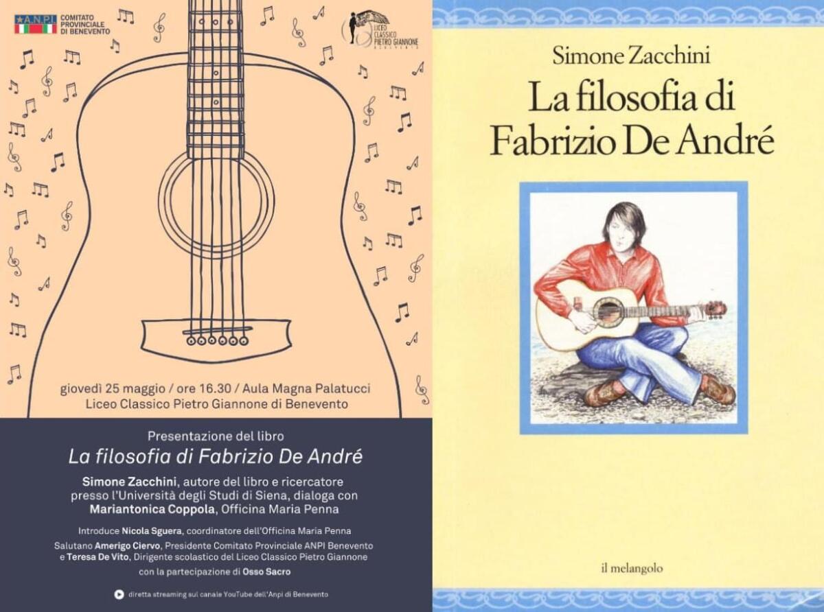 "La filosofia di Fabrizio De André": l'Anpi presenta il libro di Simone Zacchini - 