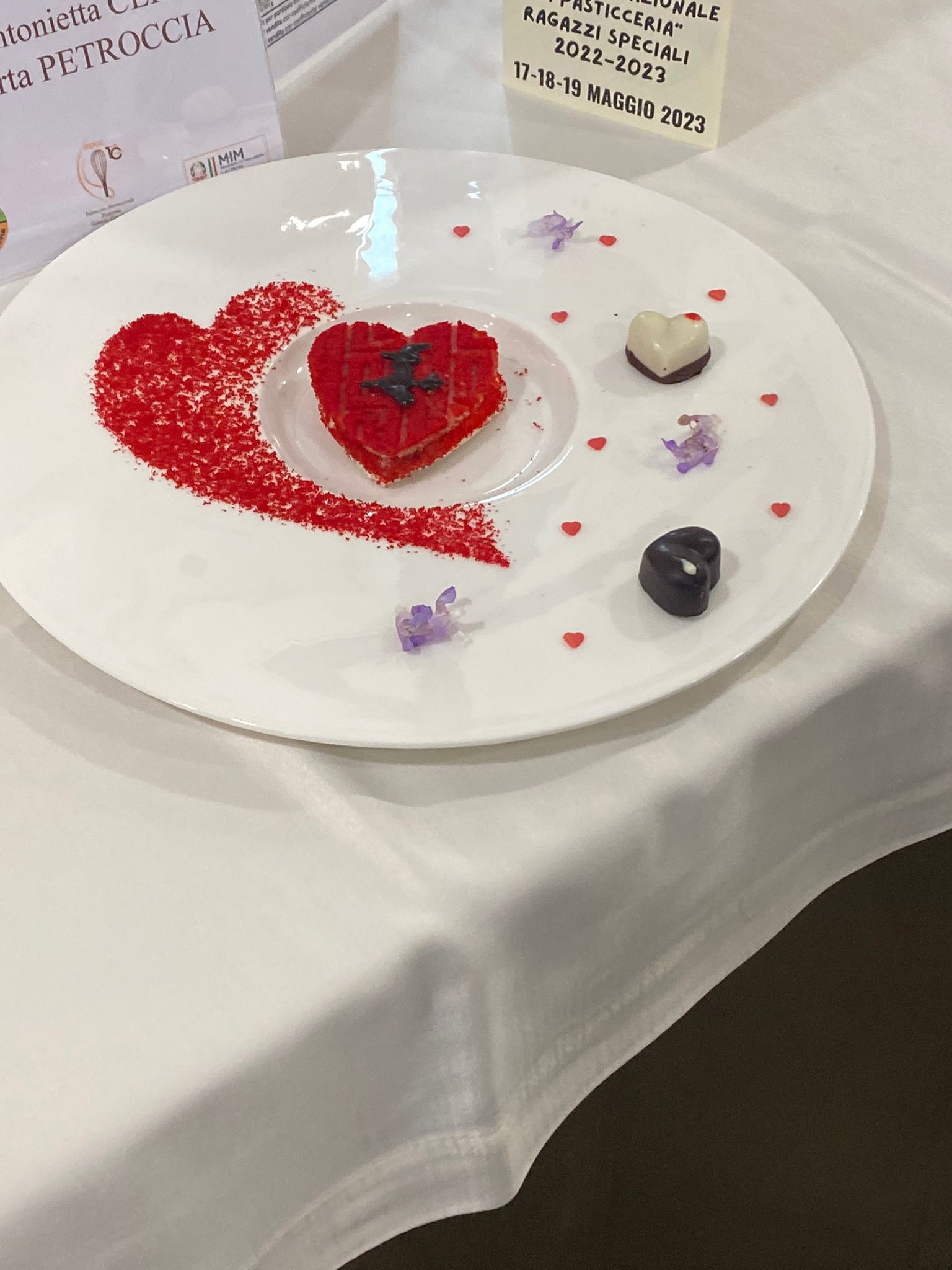 Concorso Nazionale di Pasticceria Ragazzi Speciali, primo premio IPSAR Le Streghe di Benevento