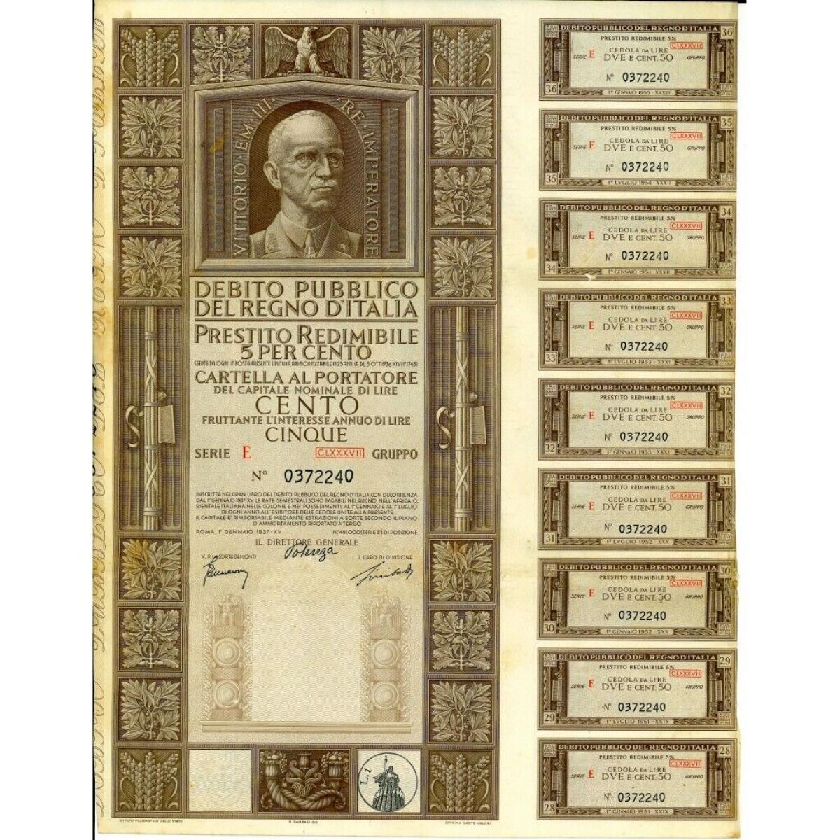 Trova un miliardo di lire di Titoli di Stato, ma non valgono più nulla. - 