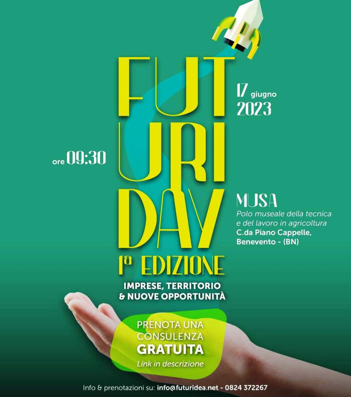 Il 17 giugno Futuridea organizza ‘FuturiDay’ – Imprese, Territorio e Opportunità. - 