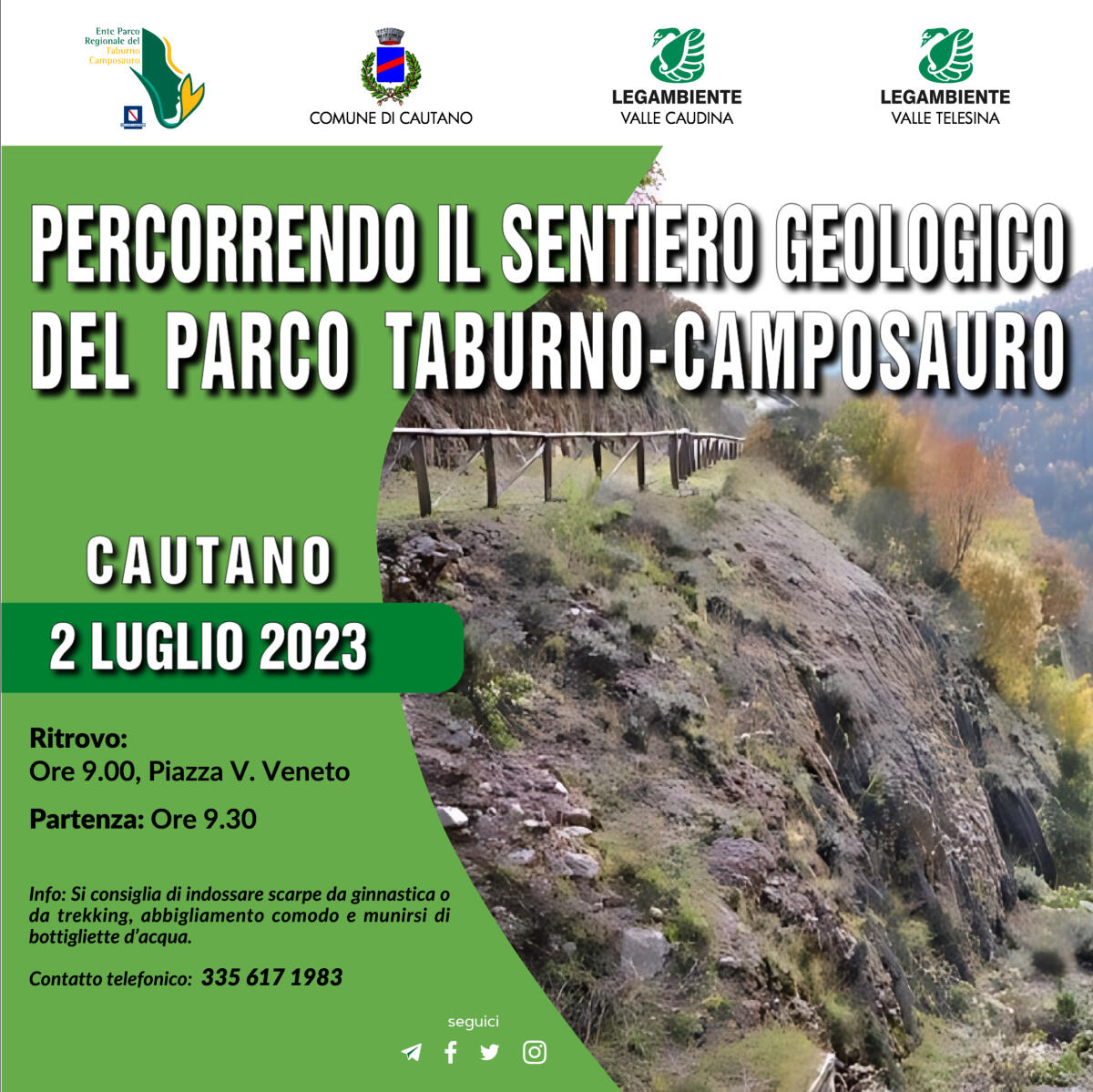“Percorrendo il Sentiero Geologico del Parco del Taburno – Camposauro’’ - 