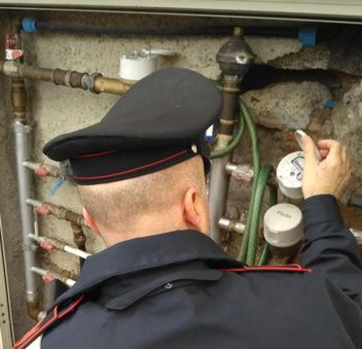 Furto aggravato di acqua, cinque denunce - 