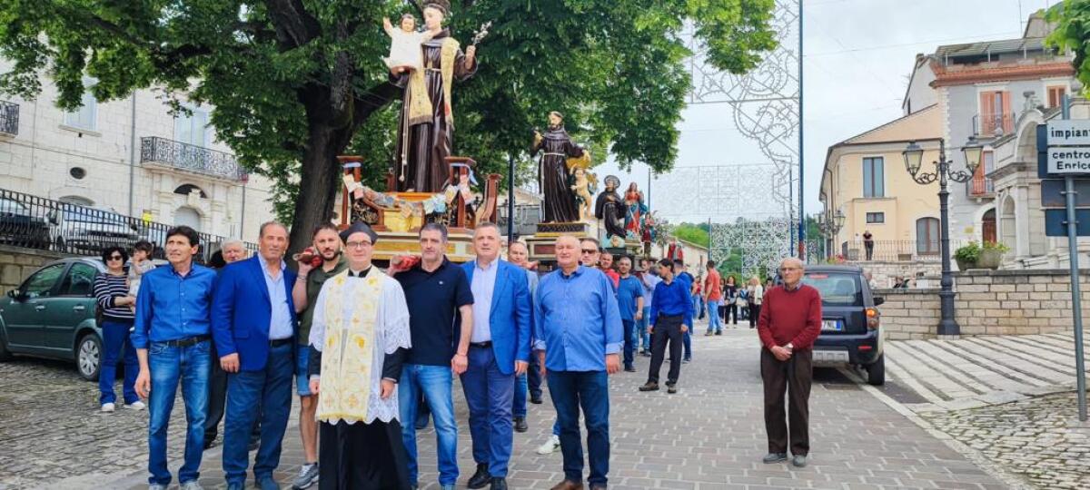  Santa Croce del Sannio oggi ha celebrato Sant'Antonio di Padova - 