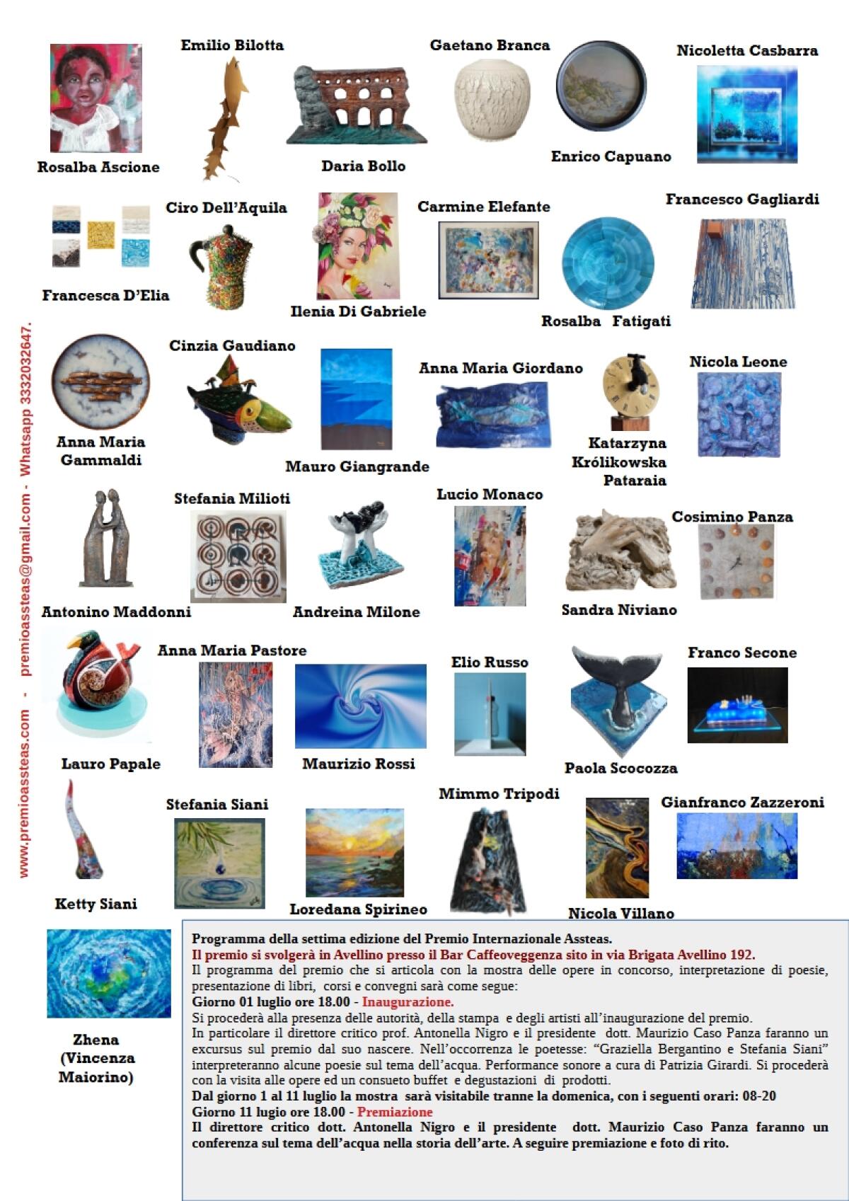 L’arte internazionale del premio Assetas in esposizione ad Avellino. - 