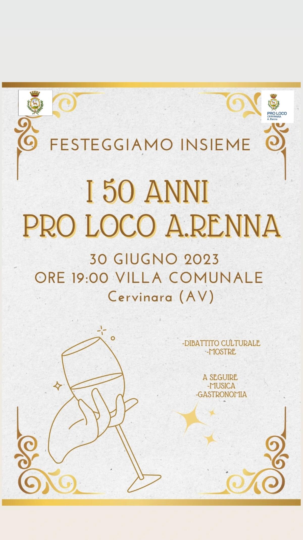 I 50 anni della Pro loco A.Renna - 