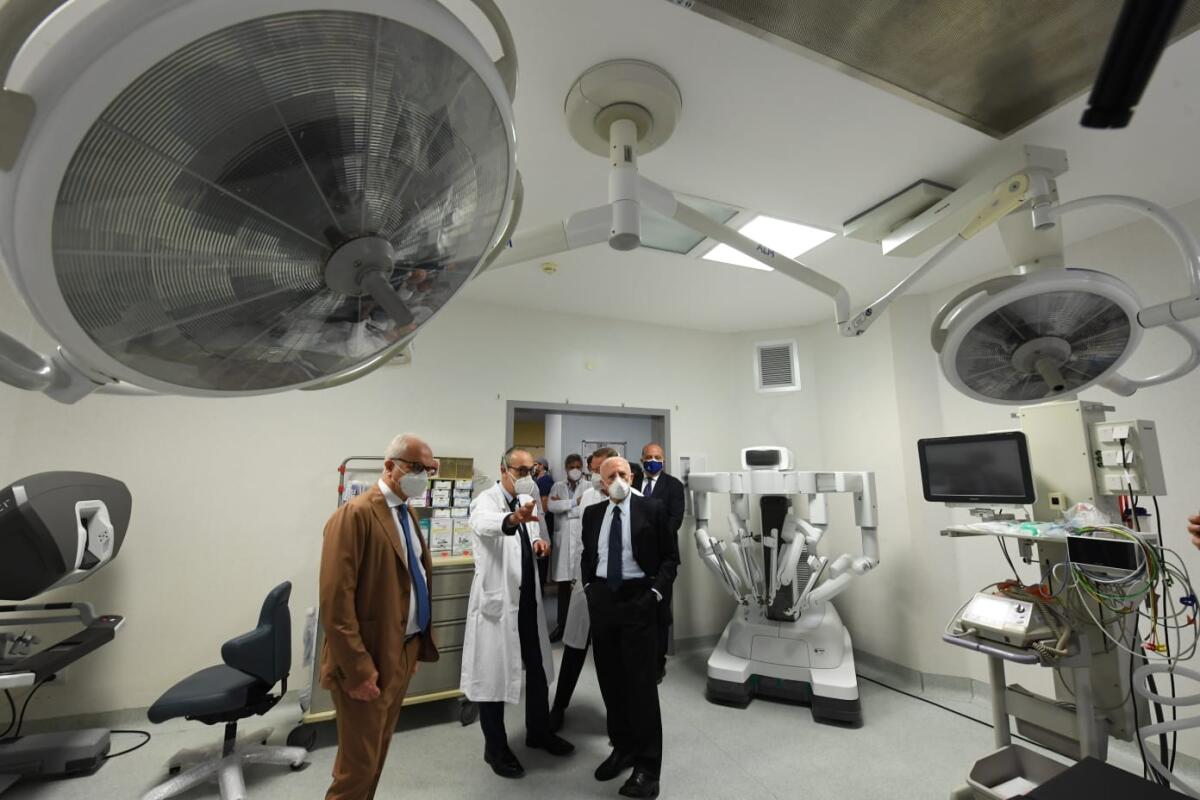 Il bilancio delle chirurgie dopo un anno dall'attivazione del robot Da Vinci - 