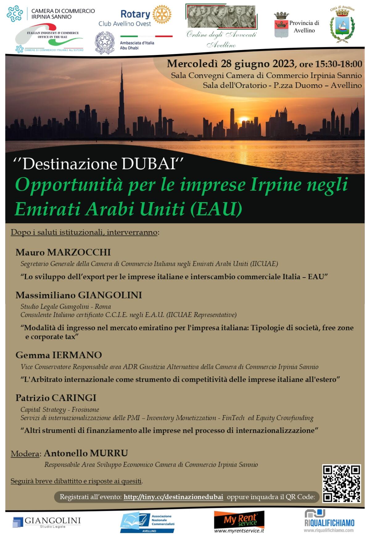 Opportunità per le imprese irpine negli Emirati Arabi Uniti. - 