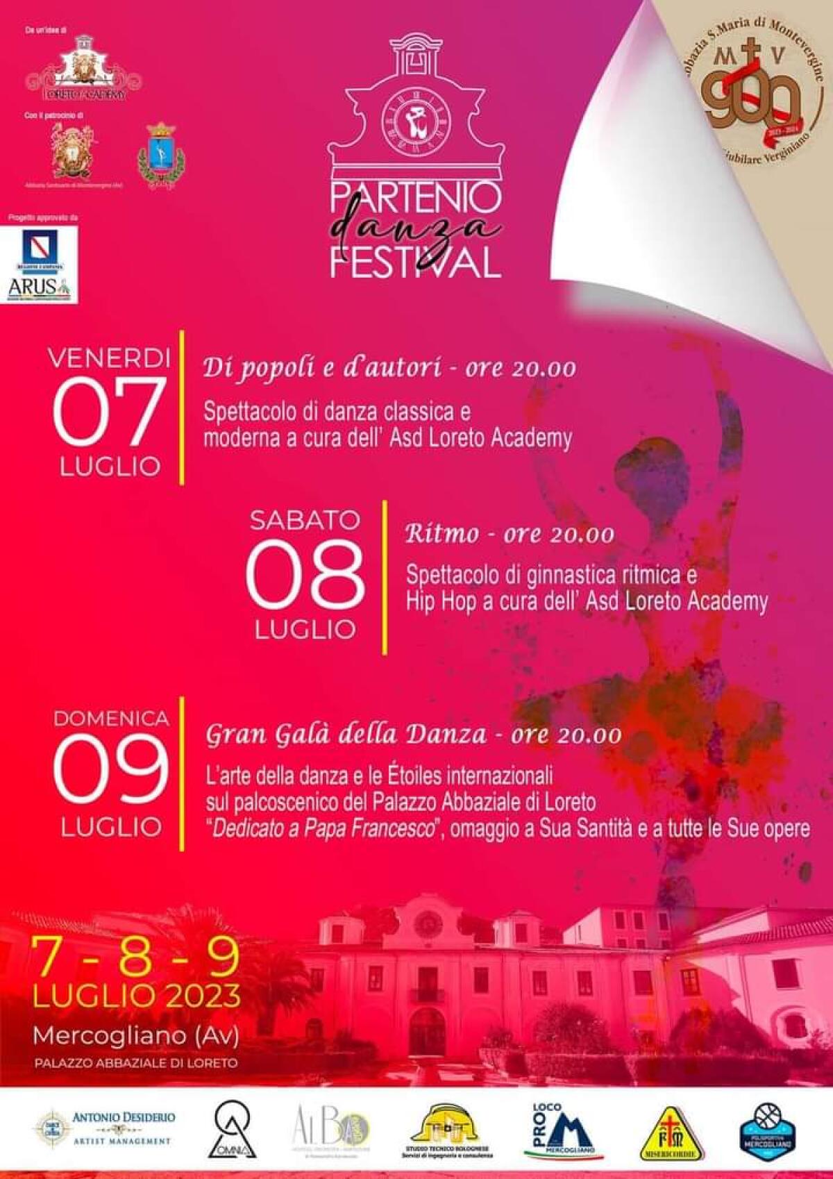 Partenio danza Festival al Palazzo Abbaziale del Loreto - 