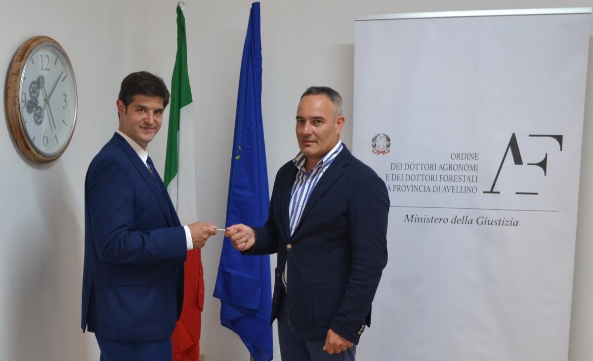Francesco Castelluccio è il nuovo presidente degli Agronomi irpini. - 