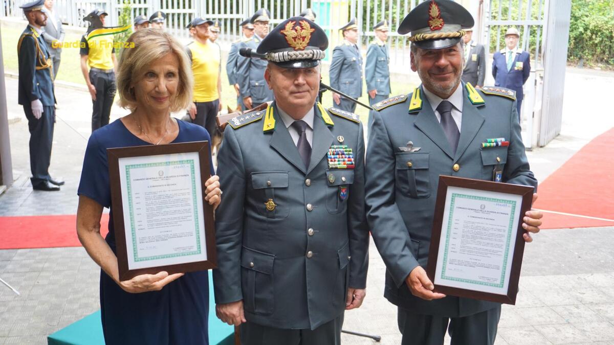 Cerimonia di intitolazione della caserma della Guardia di Finanza di Avellino. - 