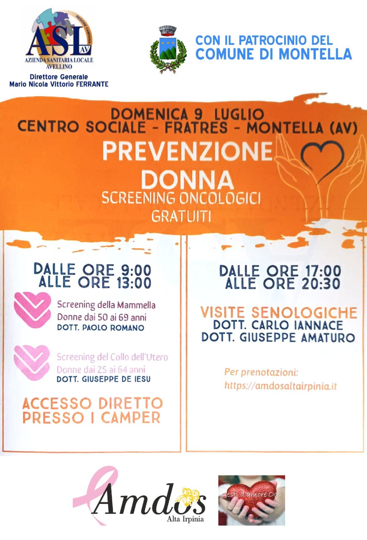 Ripartono i Camper dell'ASL AV - 
