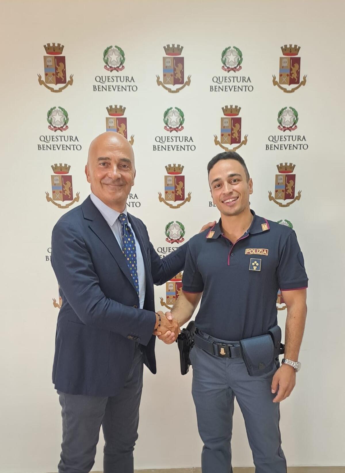 Assegnato alla Questura di Benevento il Commissario della Polizia di Stato Vincenzo Luisi. - 