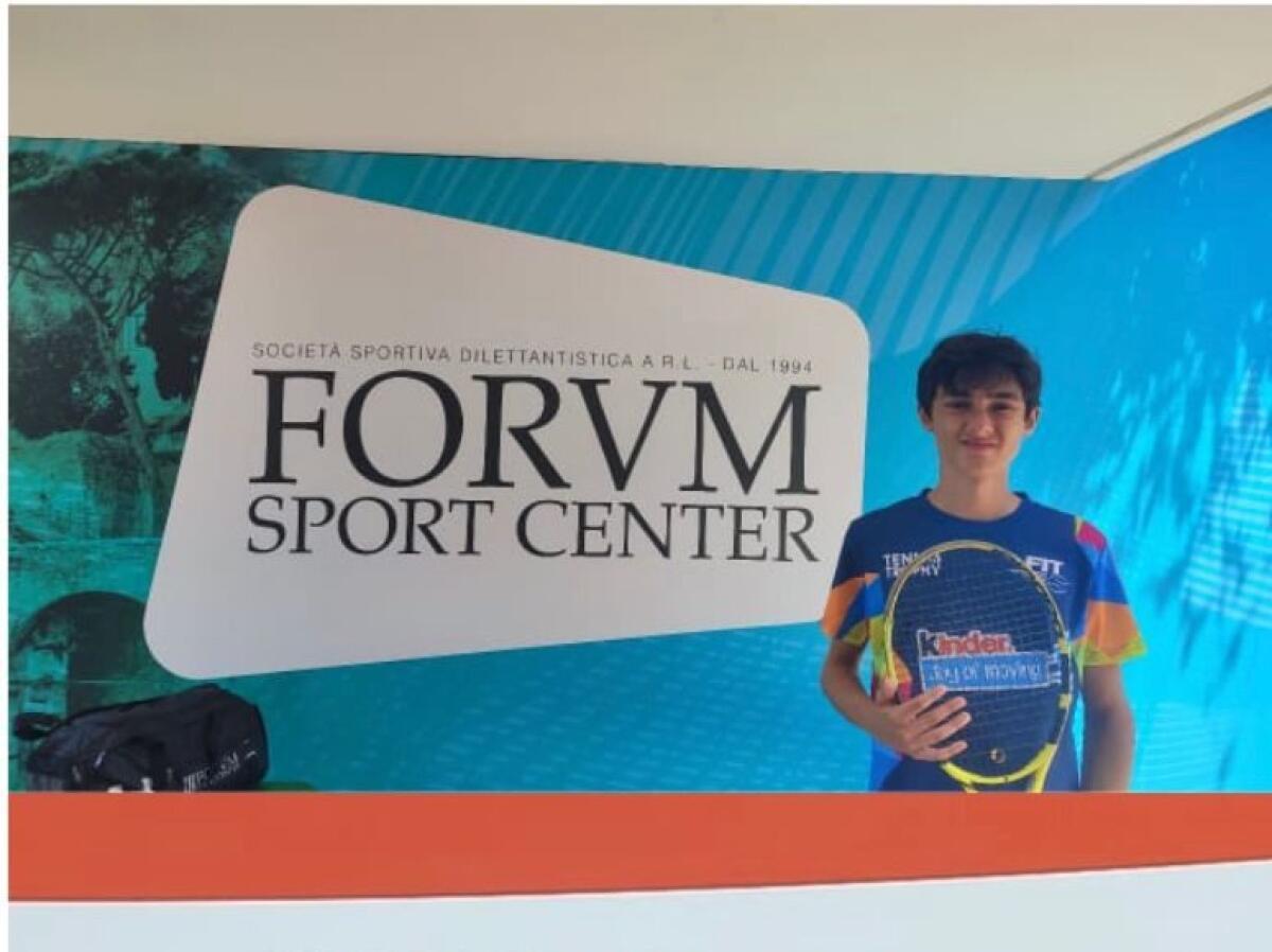 Alessandro Pagano protagonista al master nazionale Kinder di tennis a Roma - 