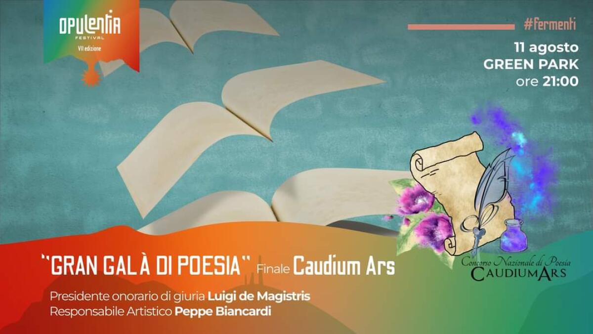 Finale del Concorso Nazionale Letterario di Poesia "Caudium Ars" . - 