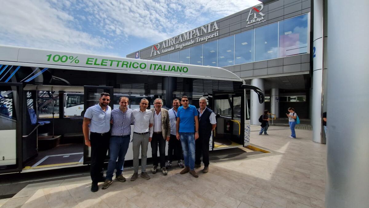 AIR Campania testa l’elettrico di Industria Italiana Autobus. - 